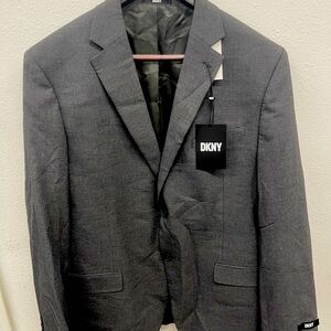Charcoal DKNY suit jacket! Size 44R! Brand new with tags!